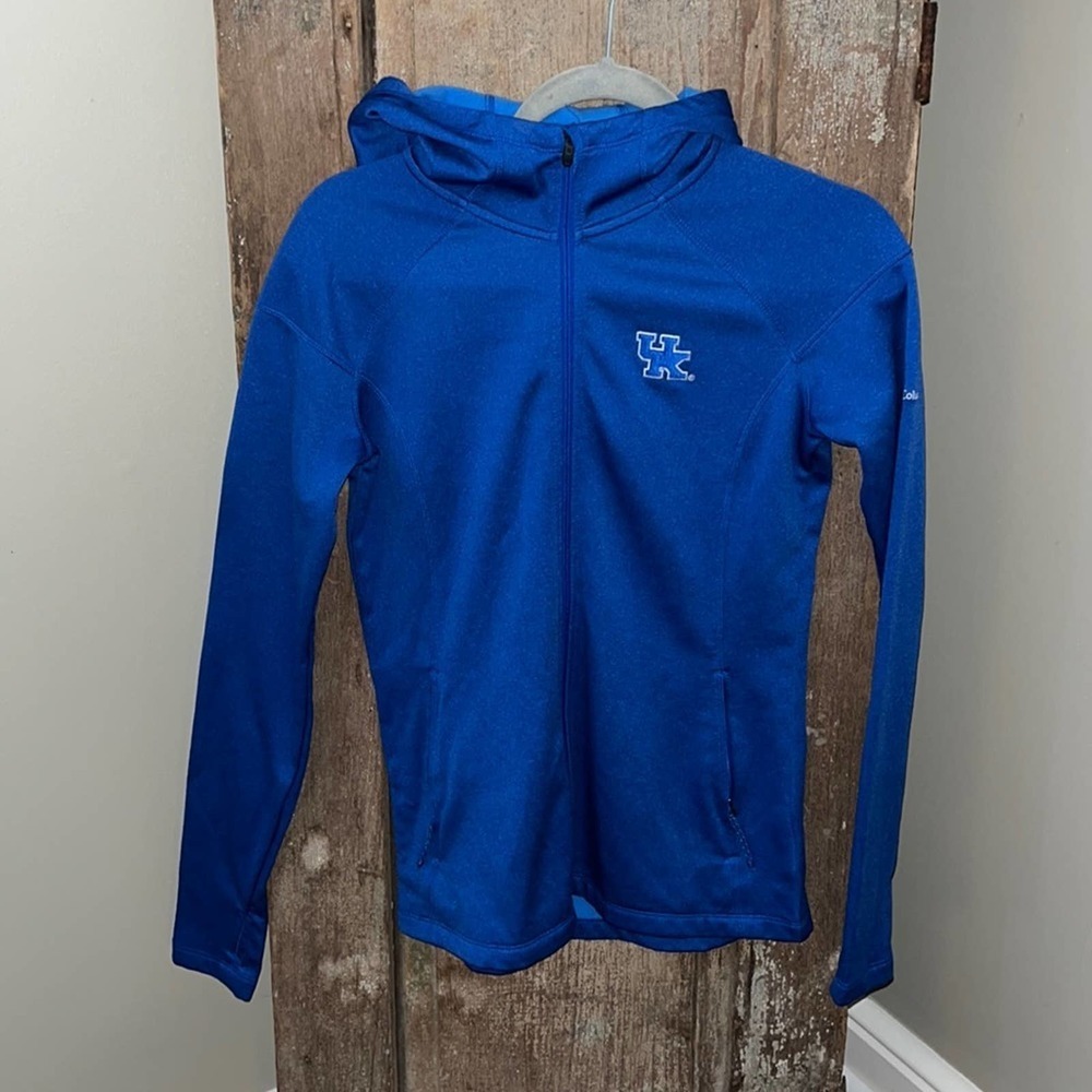Columbia Sportswear UK Kentucky Blue Zip Up Hoodie Jacket-Small